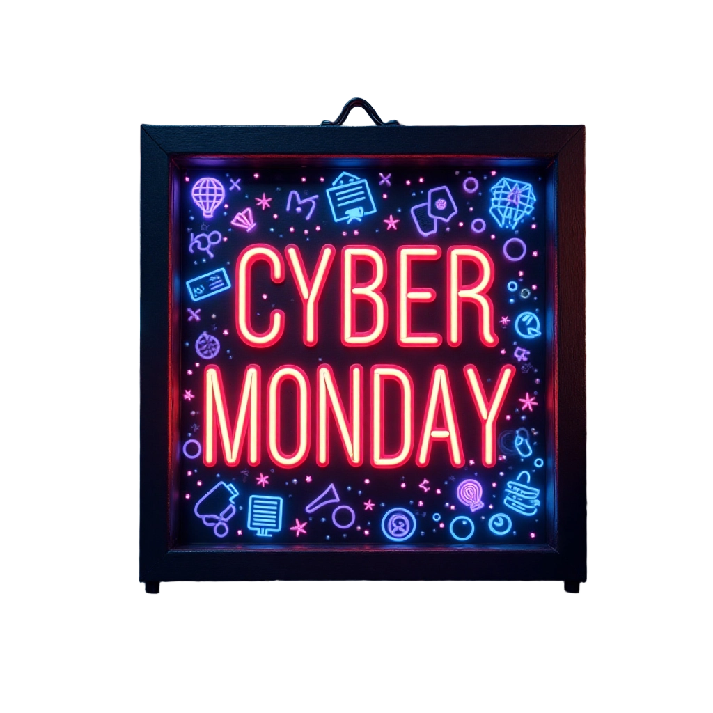 Cyber Monday Neon Sign